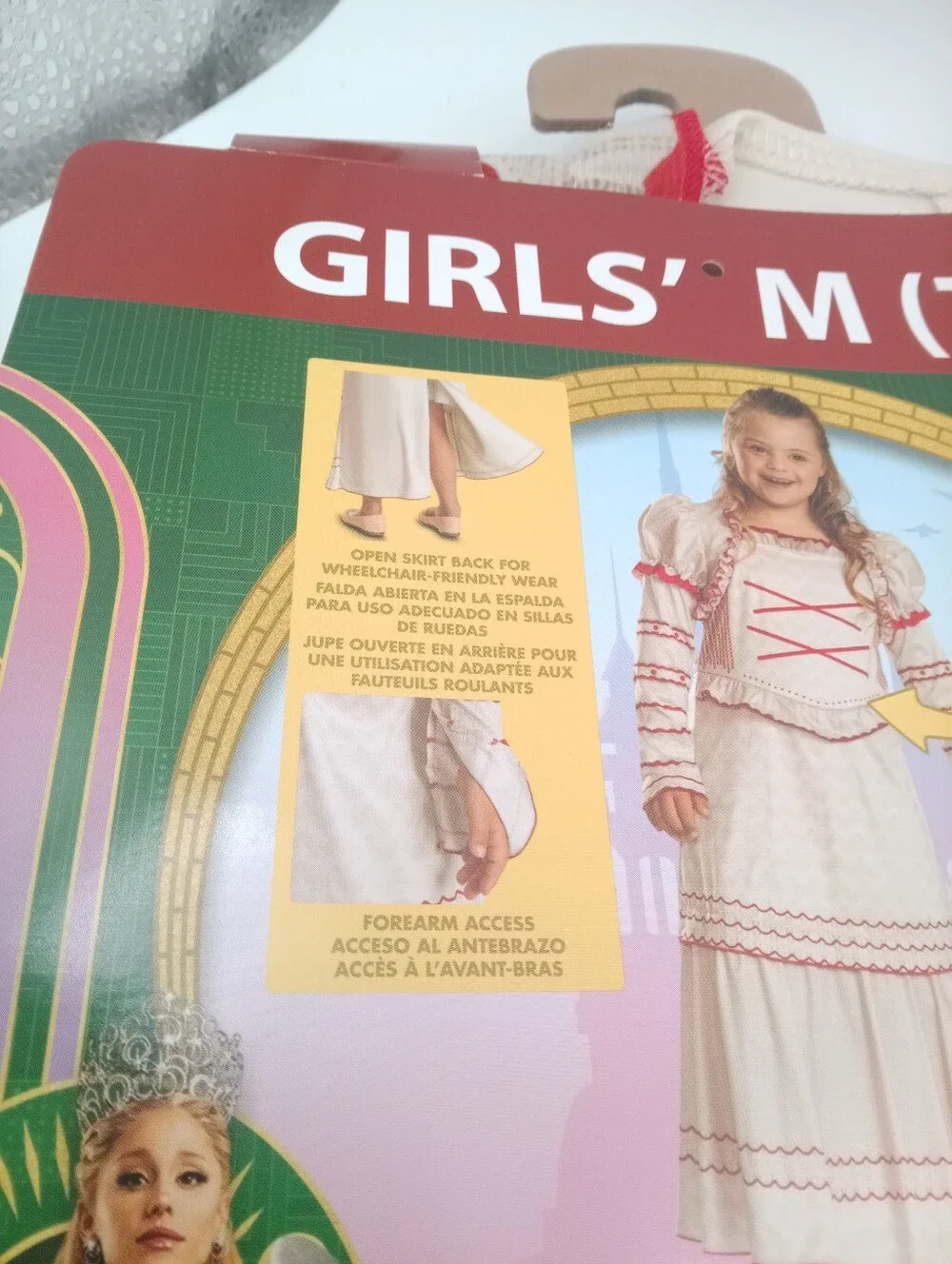 Wicked Nessarose Girls 7-8 Adaptible Costume NWT